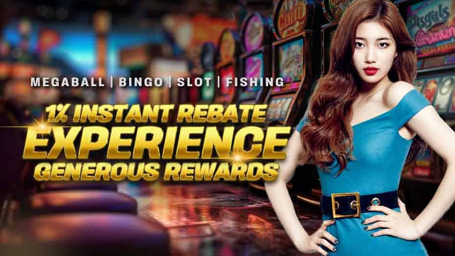 MegaBall Bingo Slot Fishing 1% Instant Rebate Experience Generous Rewards